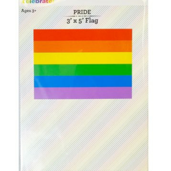 Rainbow 3’ x 5’ Polyester Flag, Multicolor - Picture 3 of 6